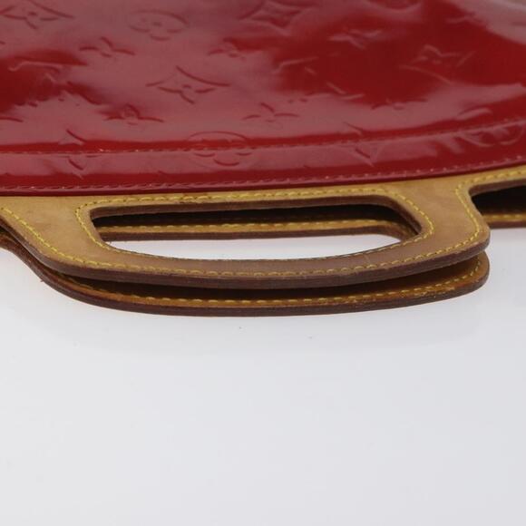 LOUIS VUITTON Monogram Vernis Stanton Tote Bag Red M91078 - Picture 7 of 12